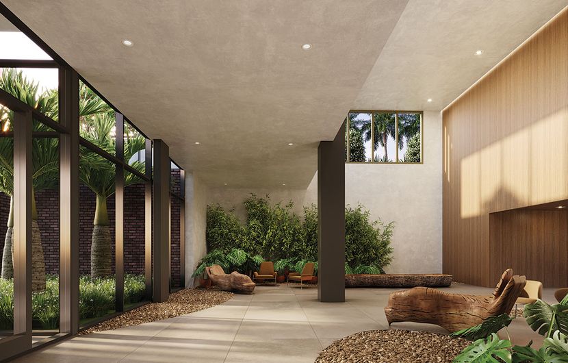Perspectiva Ilustrada do Lobby